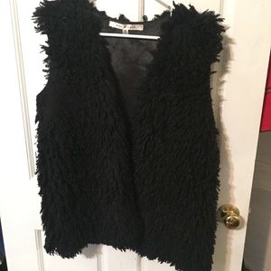 Max Studio Fuzzy Vest